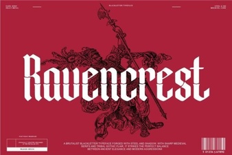 Ravencrest Font: Elegance in Every Letter