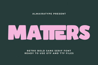 Matters Font: a Designer's Guide to Creative Projects