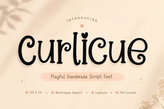 Curlicue Font Ideas for Elegant & Creative Projects
