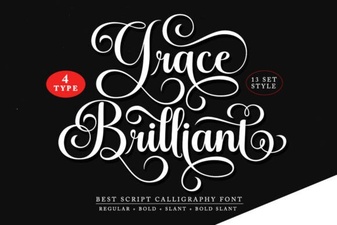 Grace Brilliant Font: Modern Design and Creative Projects